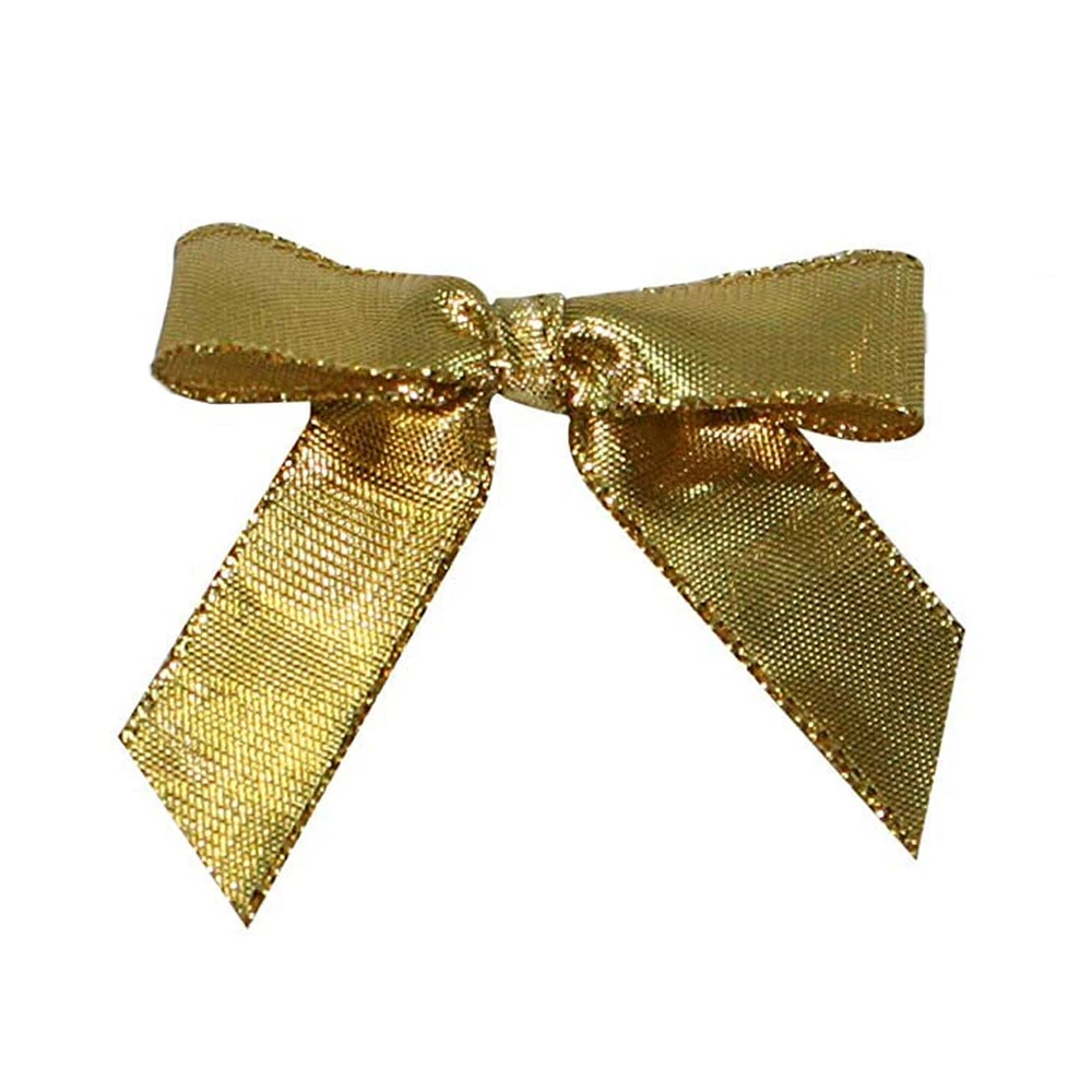 Reliant 2" Metallic Lame Twist Tie Bows