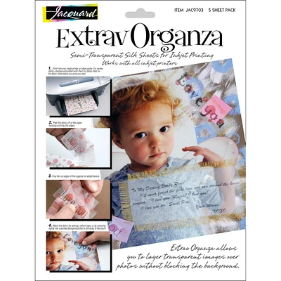 Jacquard ExtravOrganza Sheets