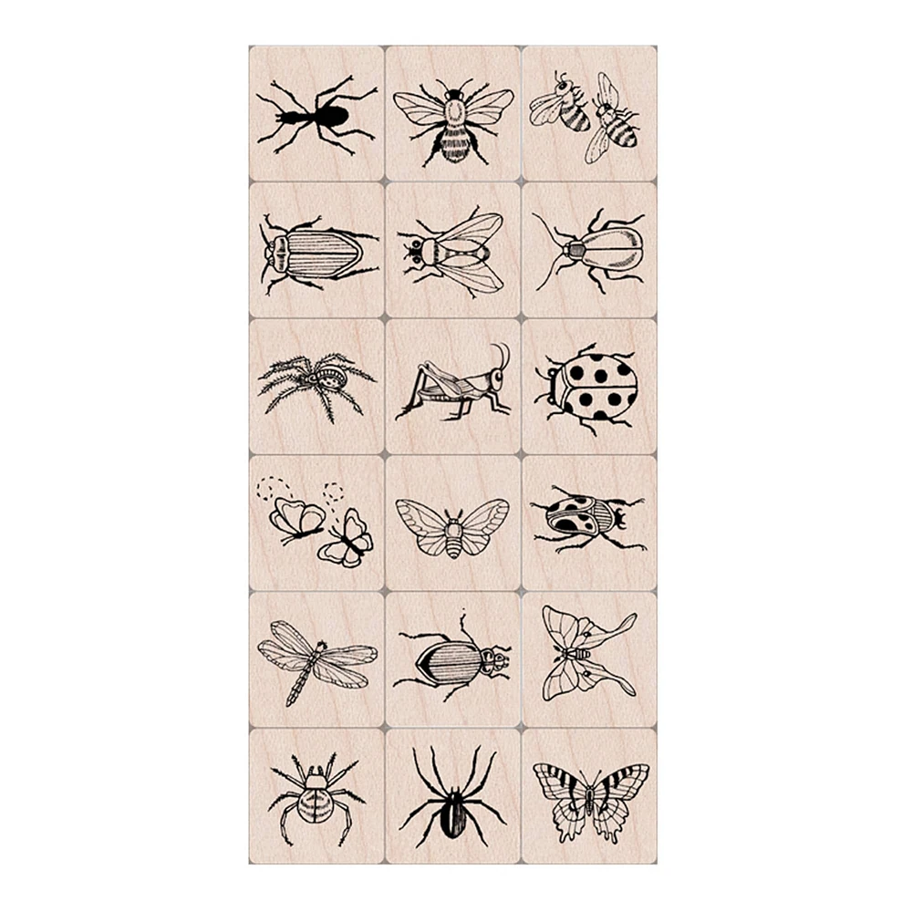 Hero Arts® Ink 'n' Stamp Woodblock Bugs Stamps