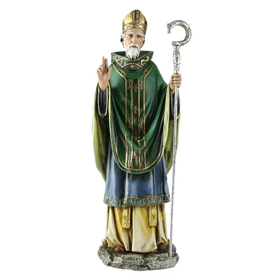 10.5" Joseph's Studio Irish Saint Patrick Religious Figure