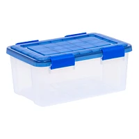 IRIS® Letter & Legal Size Element Resistant Clear File Box