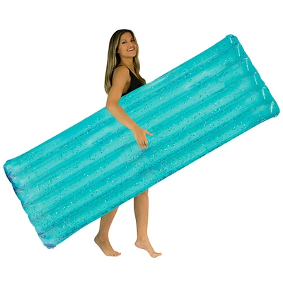 PoolCandy Aqua Glitter Deluxe Pool Raft