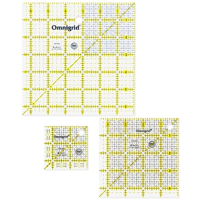Omnigrid® Square Quilter's Ruler Combo Pack, 3ct.