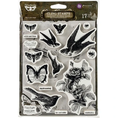 Finnabair Wild & Free Cling Stamps