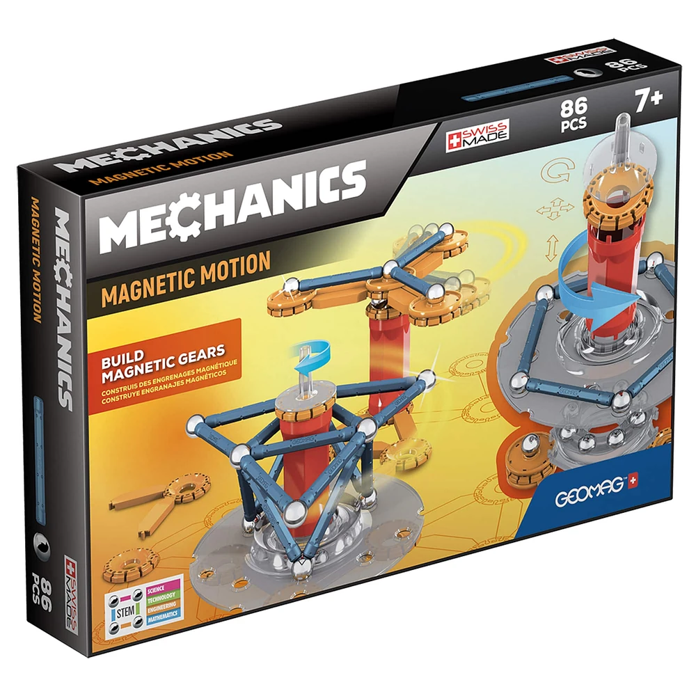 Geomag™ Mechanics Magnetic Motion Set, 86 Pieces