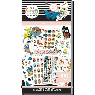 The Happy Planner® Papillon Value Pack Stickers