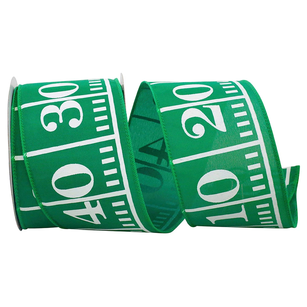 The Ribbon Roll 2.5" x 10yd. Wired Football Field Ribbon