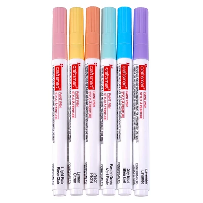 12 Packs: 6 ct. (72 total) Pastel Color Paint Pen Set by Craft Smart®
