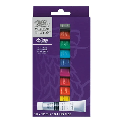 9 Packs: 10 ct. (90 total) Winsor & Newton™ Artisan Water Mixable Oil Colour™ Set