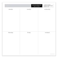 TF Publishing Executive Weekly Square Schedule Pad