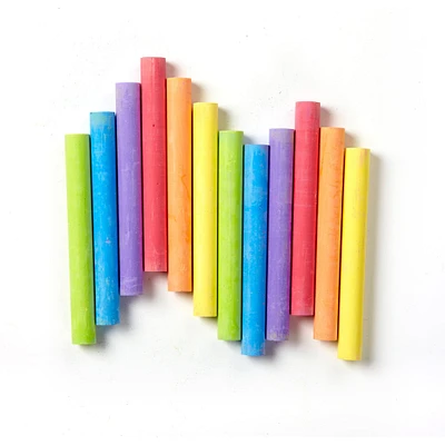 12 Packs: 12 ct. (144 total) Crayola® Multicolor Chalk