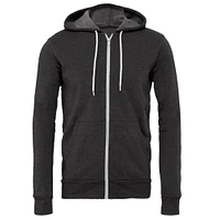 BELLA+CANVAS® Fleece Full-Zip Adult Unisex Hoodie