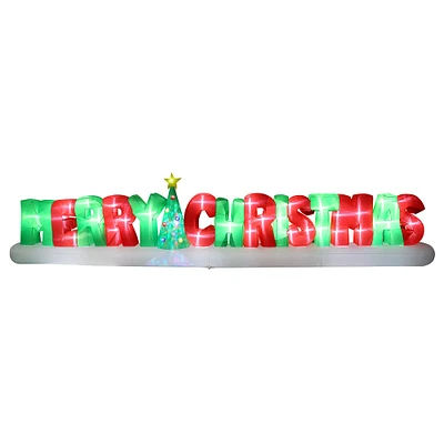 20ft. Inflatable Merry Christmas Sign