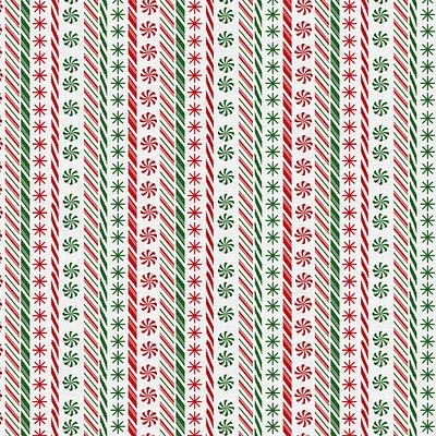 Fabric Editions Peppermint Stripe Cotton Fabric