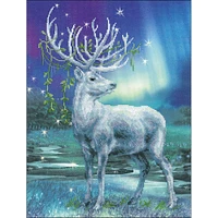 RIOLIS White Stag Stamped Cross Stitch Kit