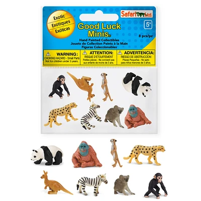 10 Pack: Safari Ltd® Good Luck Minis® Exotic Fun Pack