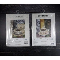 Letistitch Lion Coffee B Counted Cross Stitch Kit