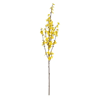 Artificial Yellow Forsythia Flower Spray, 3ct.