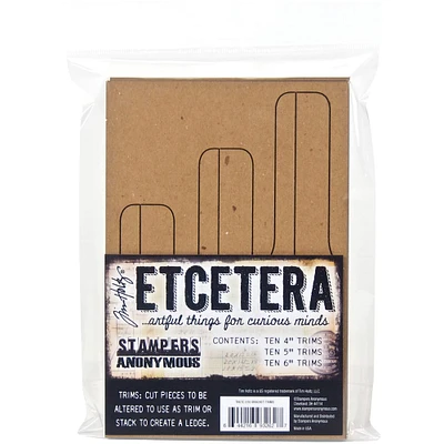 Stampers Anonymous Tim Holtz® Etcetera Bracket Trims