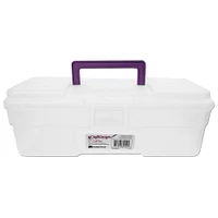 Akro-Mils 12" Clear Craft Supply Box