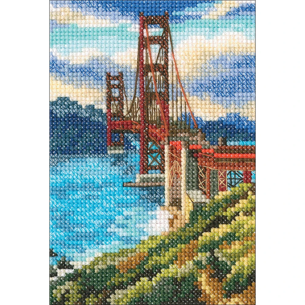 RTO Golden Gate Bridge Counted Cross Stitch Kit