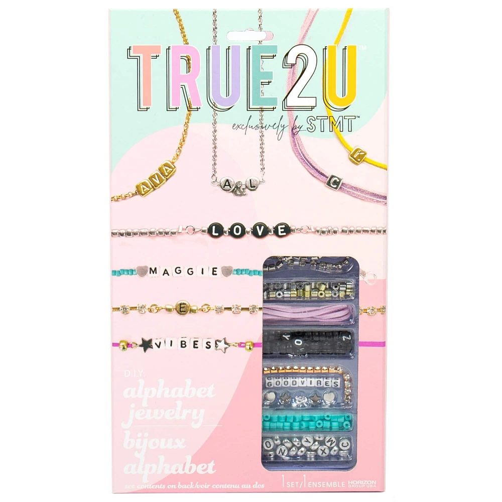 True2U DIY Alphabet Jewelry Kit