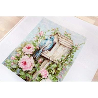 Luca-s Bird House & Roses Counted Cross Stitch Kit