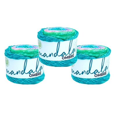3 Pack Lion Brand® Mandala Ombre Yarn