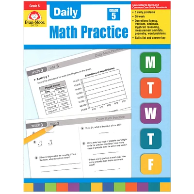 Evan Moor® Daily Math Practice, Grade 5