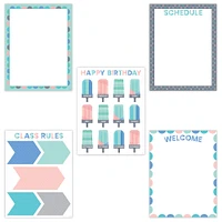 Creative Teaching Press® Calm & Cool Classroom Essentials Chart Set, 5ct. 