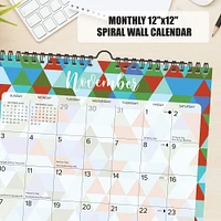 2024 Geometric Spiral Wall Calendar