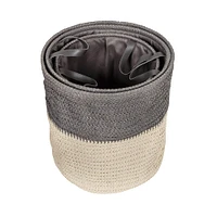 Honey Can Do Gray Flexible Laundry Basket Set