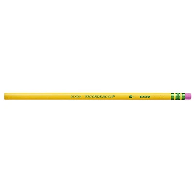 Ticonderoga® #3 Hard Yellow Unsharpened Pencils, 3 Packs of 12
