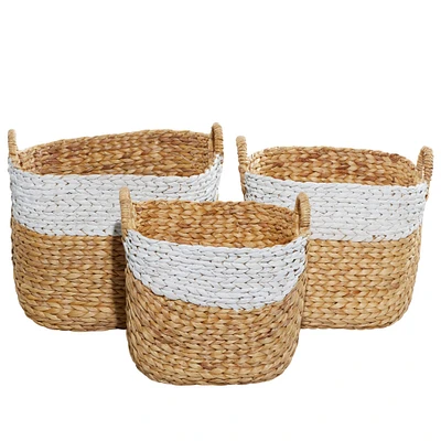 Brown Water Hycinthia Storage Basket Set