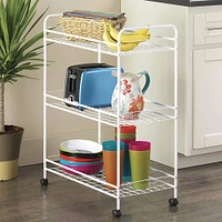 Whitmor White 3 Tier Cart