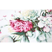 Luca-s Peonies Counted Cross Stitch Kit