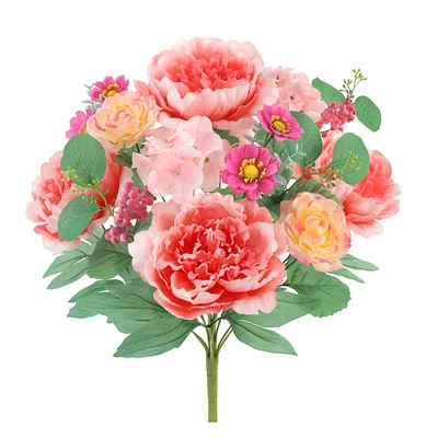 22" Peony & Hydrangea Mix Deluxe Bush by Ashland