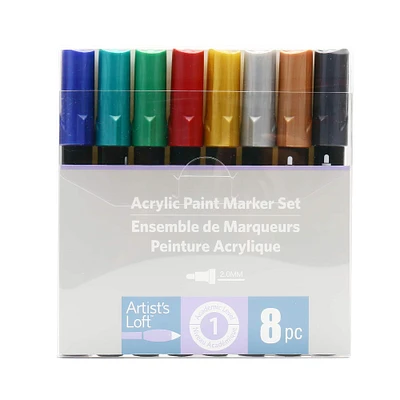 Metallic Acrylic Paint Marker Set by Artist's Loft™