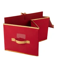 Simplify Red Holiday Jumbo Storage Box