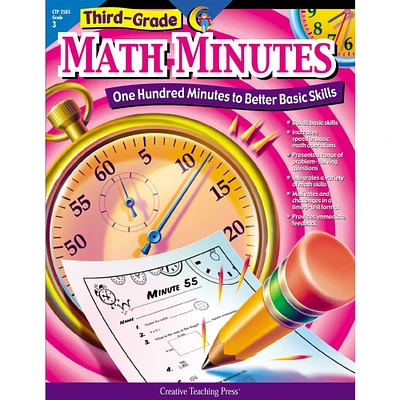 Creative Teaching Press® Math Minutes Workbook