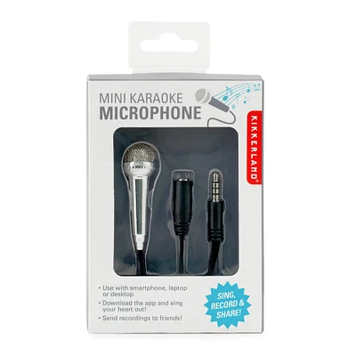 Kikkerland® Mini Karaoke Microphone