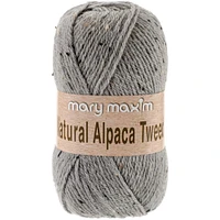 Mary Maxim Natural Alpaca Tweed Yarn