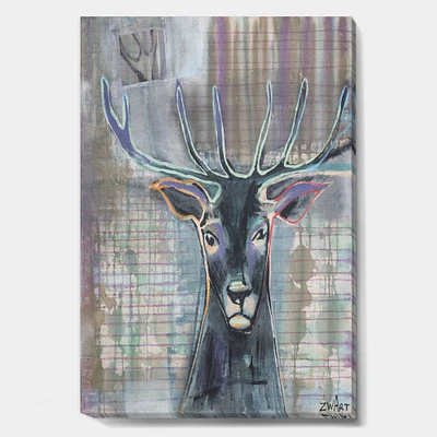 Designart - Dear Deer - Cottage Gallery-wrapped Canvas