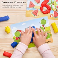 Arteza® Kids Numeric Learn By Dough Kit, 17 pcs