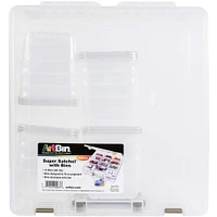 ArtBin® Super Satchel™ Translucent 12 Compartment Box