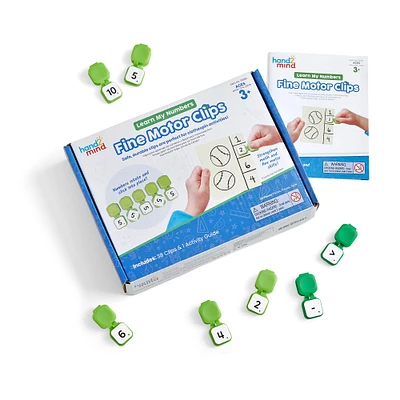 hand2mind® Learn My Numbers Fine Motor Clips