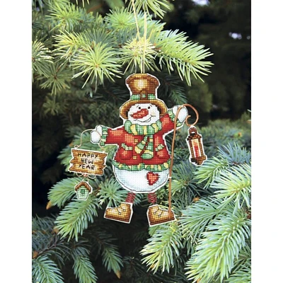 Crystal Art Christmas Tree Toy Plastic Canvas Counted Cross Stitch Kit Set Of Pictures Christmas Toys