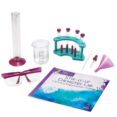 Educational Insights Nancy B's Science Club Science Club Stir-It-Up Chemistry Lab & Kitchen Experiments Journal