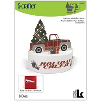 i-crafter Dies-Box Pops, Holiday Truck Add-On