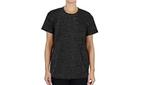 Galaxy By Harvic Women's Loose Fit Short Sleeve Moisture Wicking Wrinkle Free Performance Tee